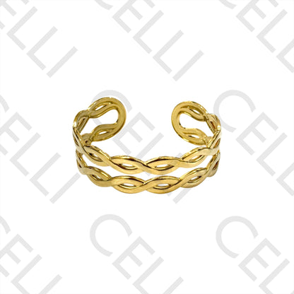 Bracelete de Aço - trançado duplo