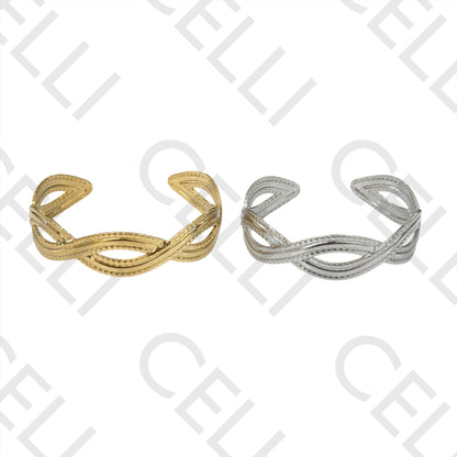 Bracelete de Aço - trançado