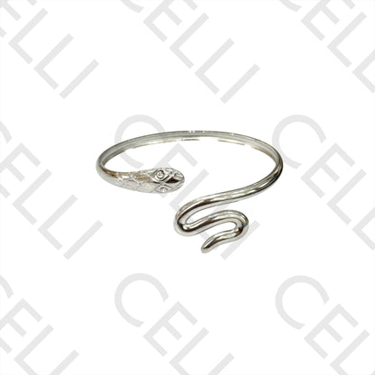 Bracelete de Aço - cobra