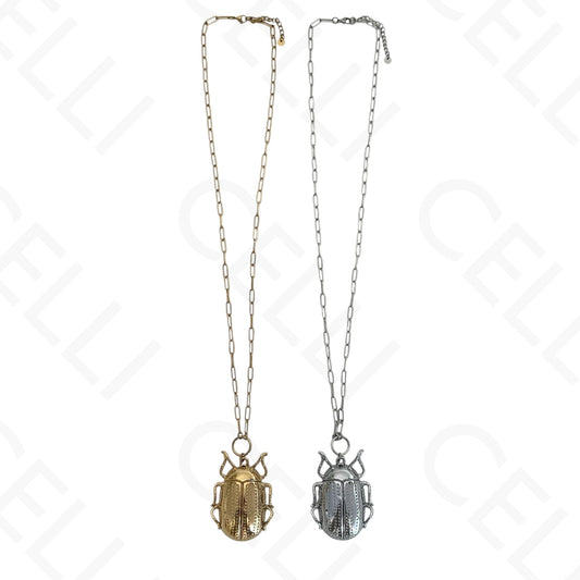钢制项链 - 大甲虫