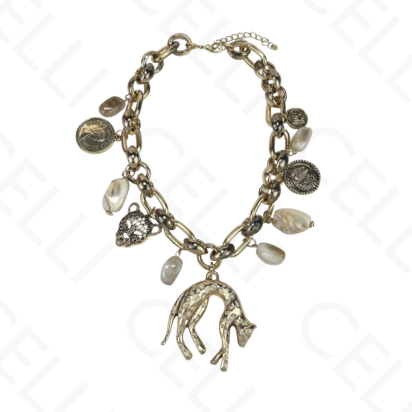 Colar de moda - leopardo