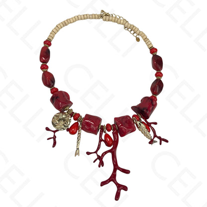 Fashion Necklace - Resin Corals