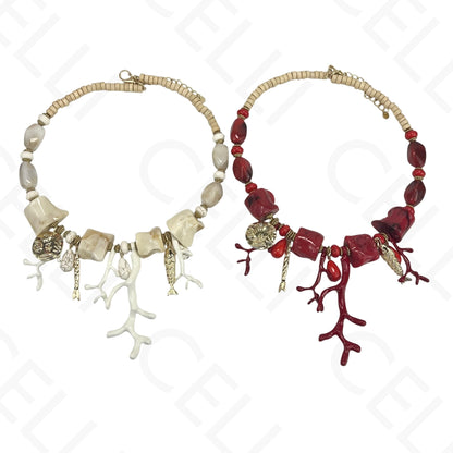 Fashion Necklace - Resin Corals