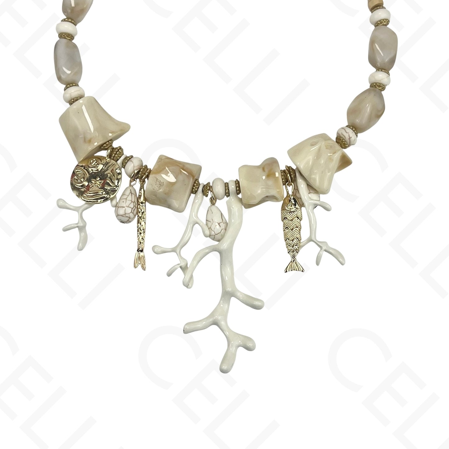Fashion Necklace - Resin Corals