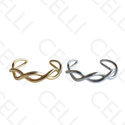 Steel Bracelet - interlaced