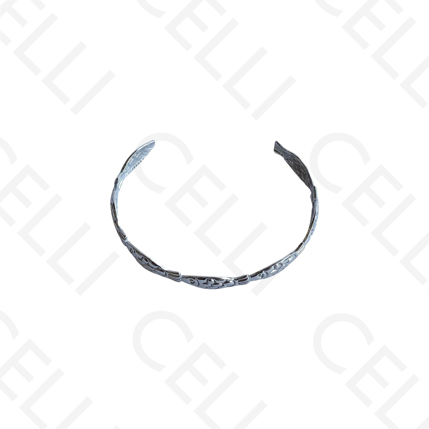 Bracelete de Aço - peixes