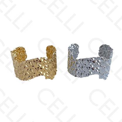 Steel Bracelet - Crumpled