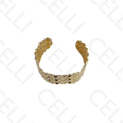 Steel Bracelet - Crumpled