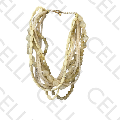 Collar de moda - conchas de cauri y medalla de estrella de mar