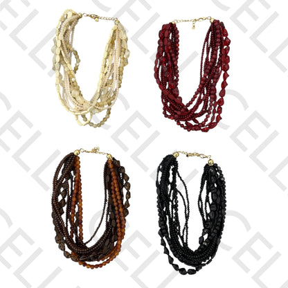 Collar de moda - conchas de cauri y medalla de estrella de mar