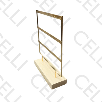 耳环展示架（木制带铁，3层）