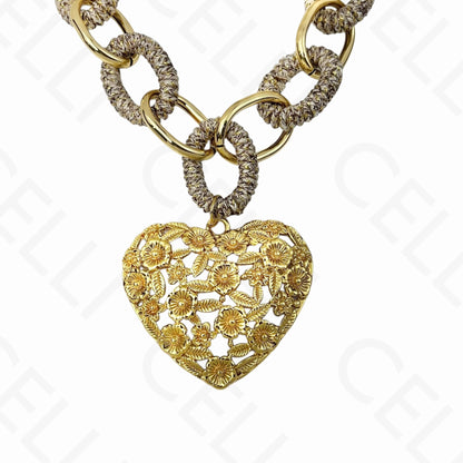 Collar de acero - escarabajo grande