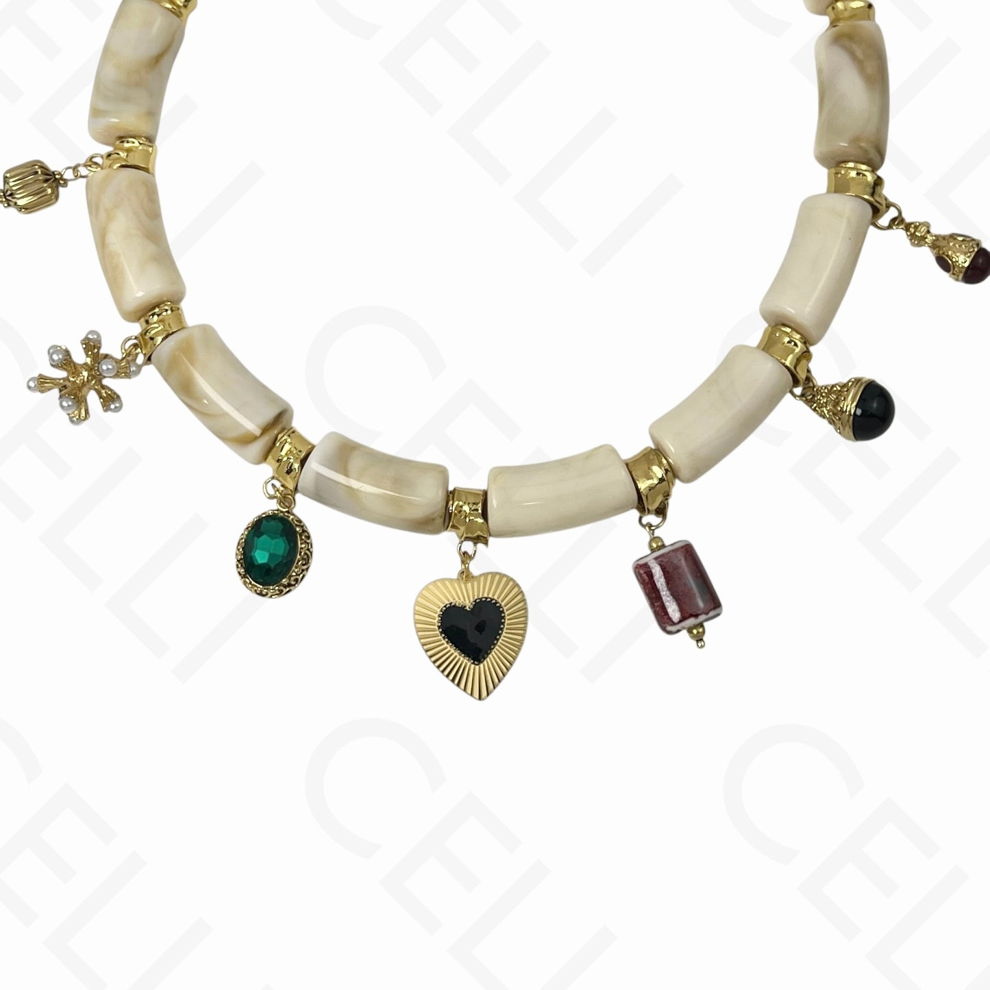 Collar de acero - escarabajo grande