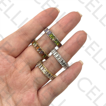 Steel Ring - brilliants