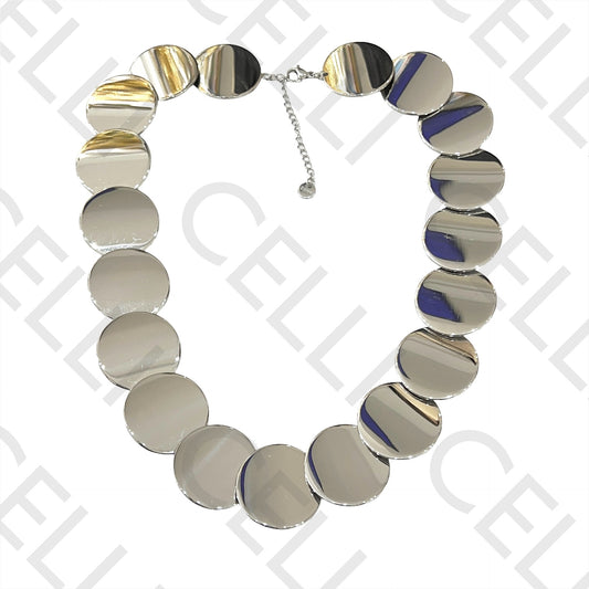 Collar de acero - discos redondos