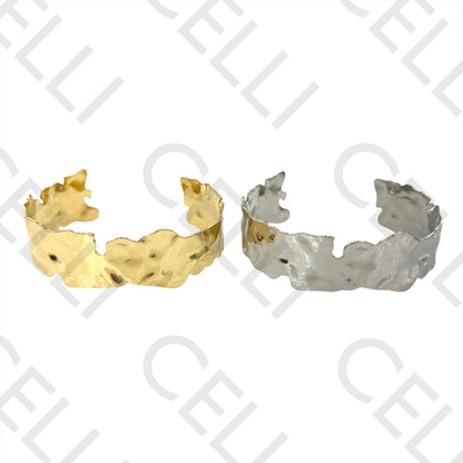 Brazalete de Acero - Martillado