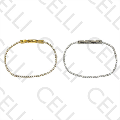 不锈钢手链 - 闪亮款