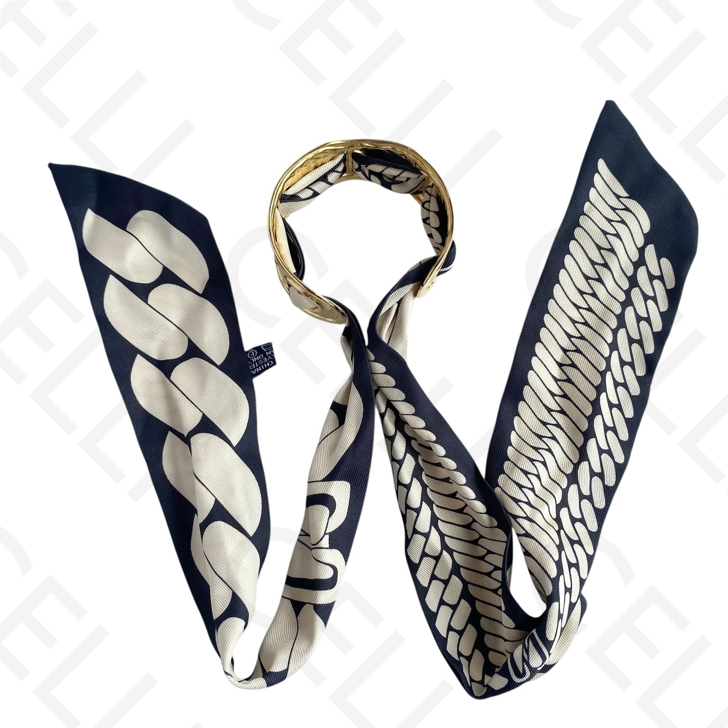 Bracelete de Aço - com lenço (12 cores)