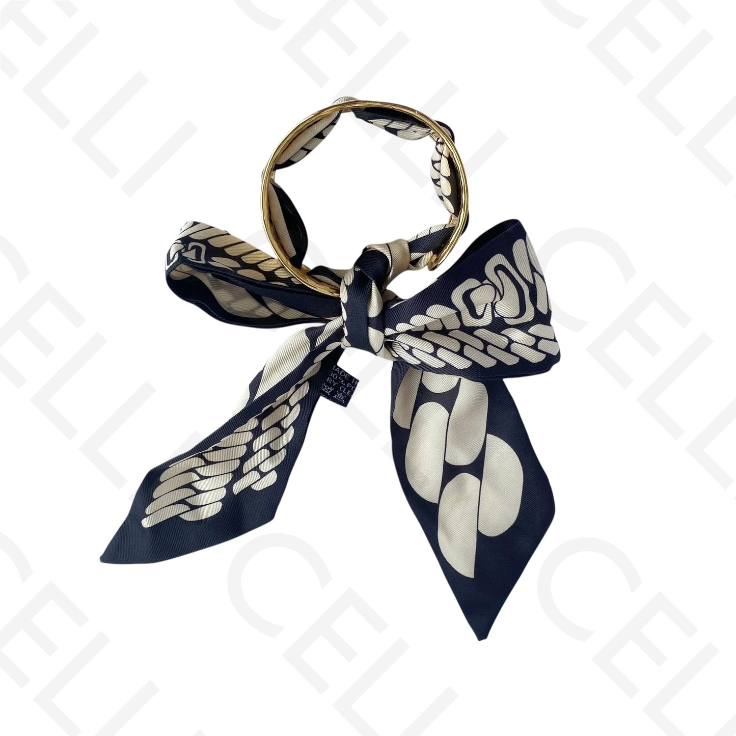 Bracelete de Aço - com lenço (12 cores)