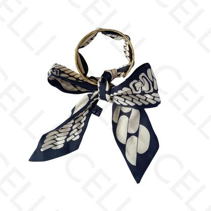 Bracelete de Aço - com lenço (12 cores)