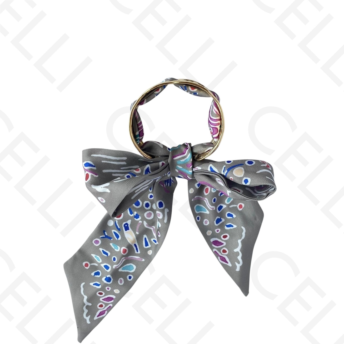 Bracelete de Aço - com lenço (12 cores)