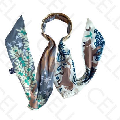 Bracelete de Aço - com lenço (12 cores)