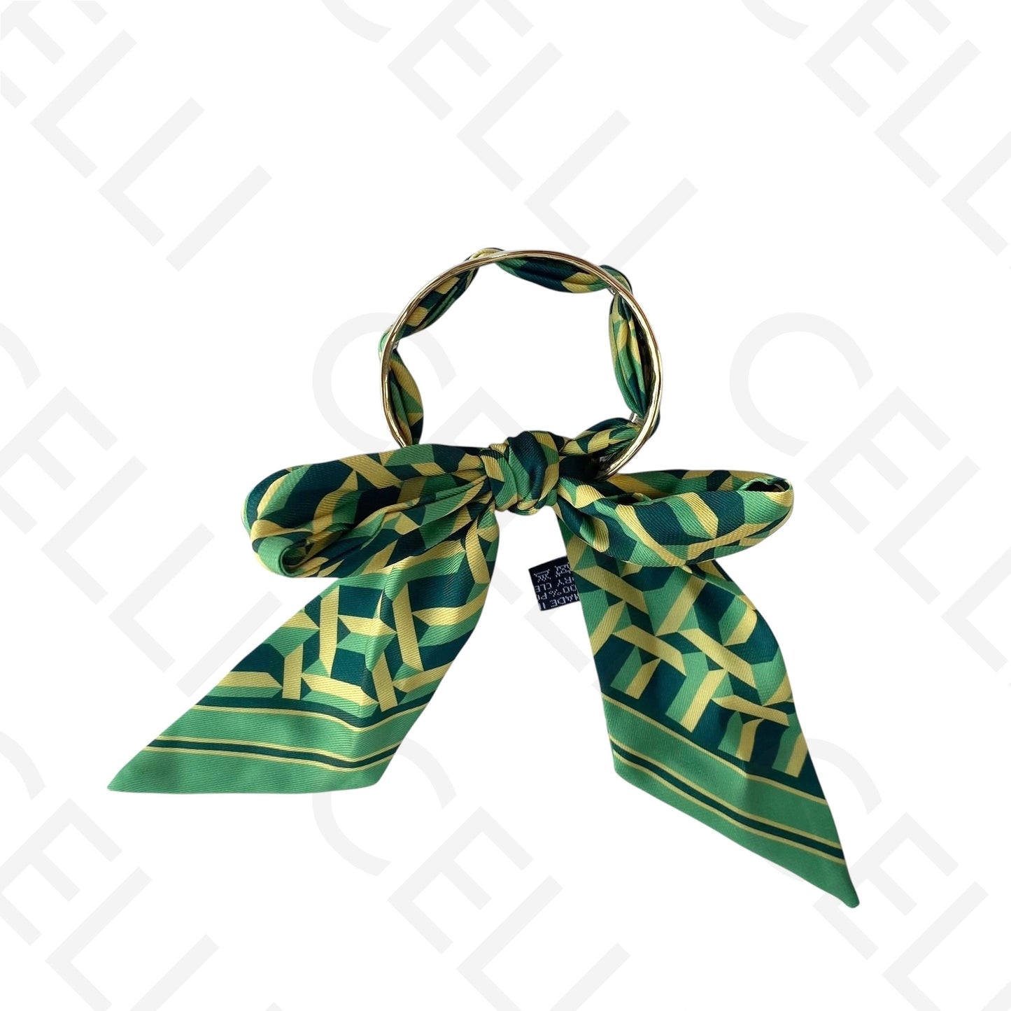 Bracelete de Aço - com lenço (12 cores)