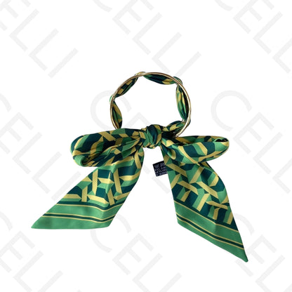 Bracelete de Aço - com lenço (12 cores)