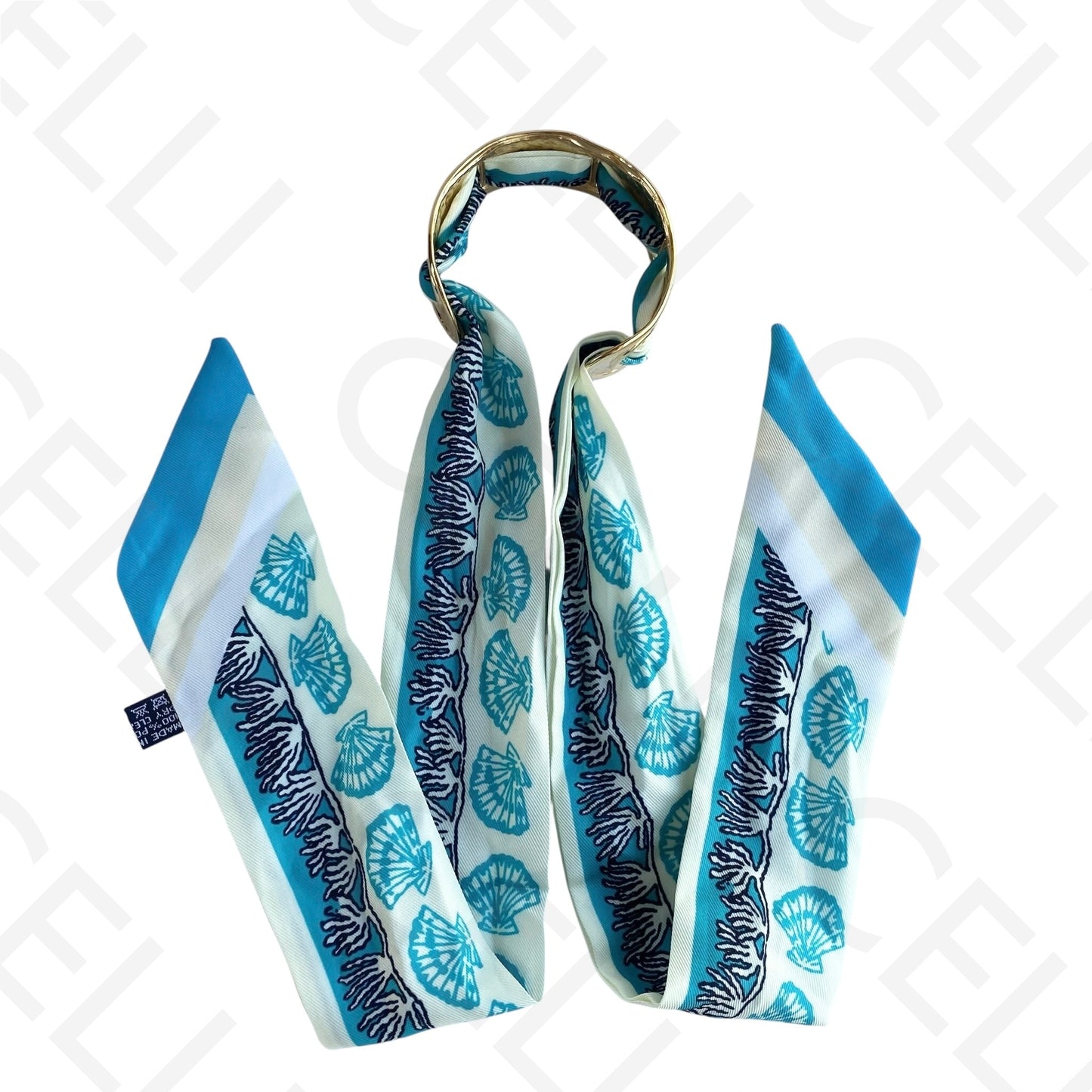 Bracelete de Aço - com lenço (12 cores)