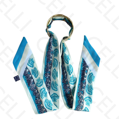 Bracelete de Aço - com lenço (12 cores)