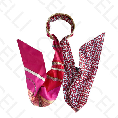 Bracelete de Aço - com lenço (12 cores)