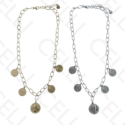 Colar de aço - 5 libras/rainha