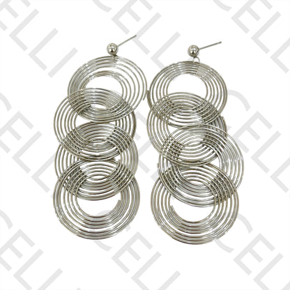 Steel Earring - Wire Hoops