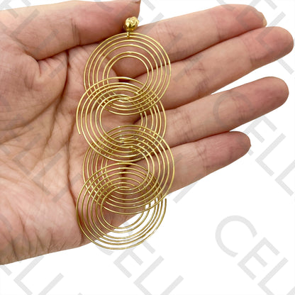 Steel Earring - Wire Hoops