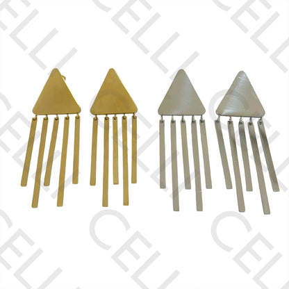Steel Earring - Triangle