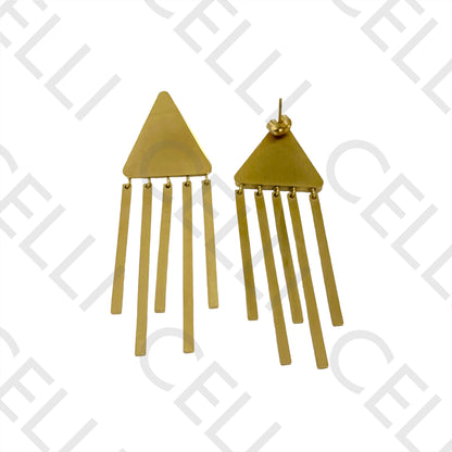 Steel Earring - Triangle