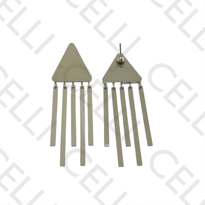 Steel Earring - Triangle