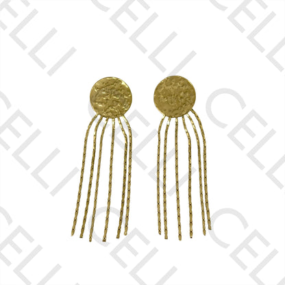 Steel Earring - detailed mesh