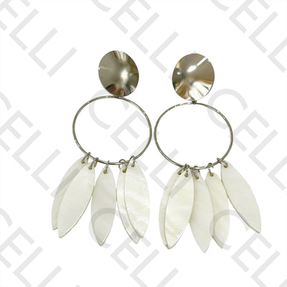 Brinco de Aço - madrepérolas