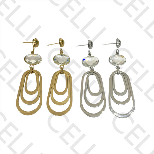 Steel Earring - brilliant