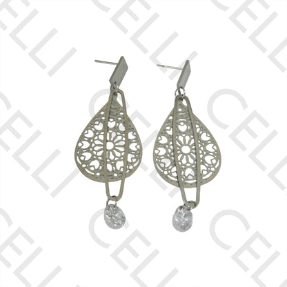 Steel Earring - Brilliant Cut