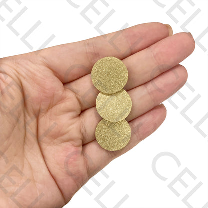 Steel Earring - Bright Detailed Circles