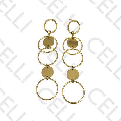 Steel Earring - circles