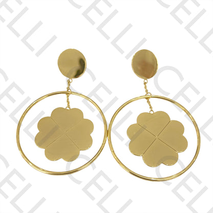 Steel Earring - Flower