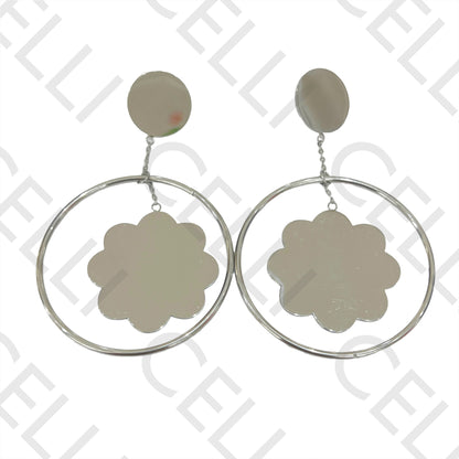 Steel Earring - Flower