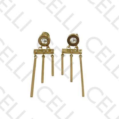 Steel Earring - Brilliant Cut