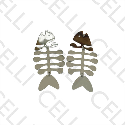 Steel Earring - Fish