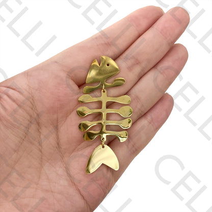 Steel Earring - Fish