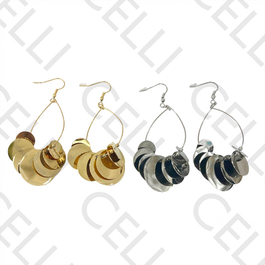 Steel Earring - circles