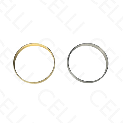 Pulsera de Acero - redonda martillada